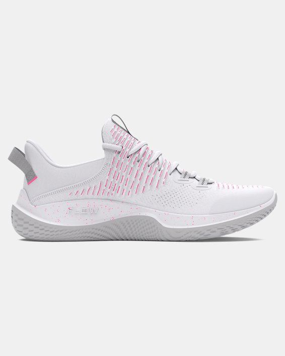 Women's UA Dynamic IntelliKnit Training Shoes in White image number 6